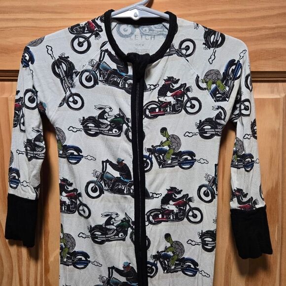 Fletch Motorcycle Bamboo Romper - Picture 2 of 4